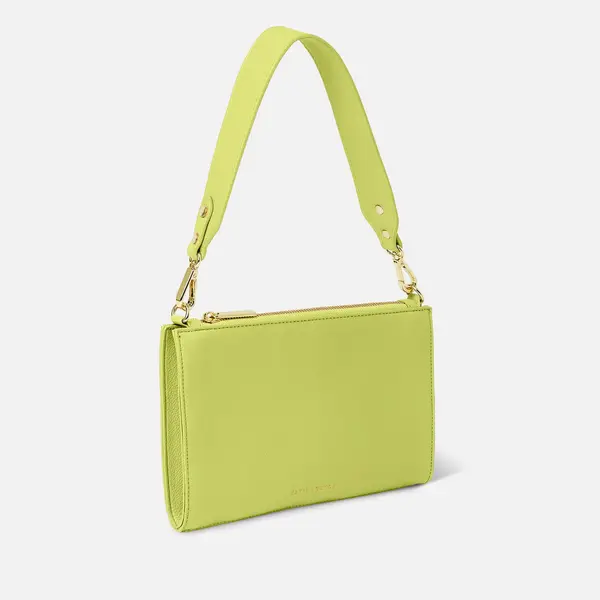 image of Katie Loxton Womens Reya Shoulder Bag - Lime Green