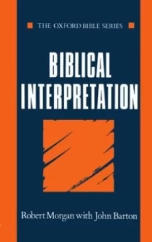 Image of Biblical Interpretation by Robert Morgan