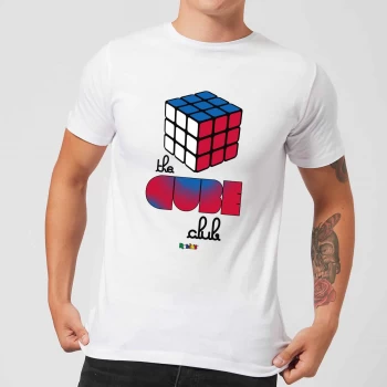 image of The Cube Club Mens T-Shirt - White - 3XL