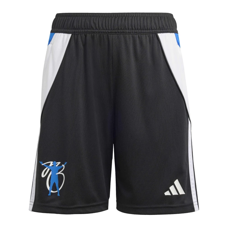 Image of adidas Jude Bellingham Shorts Juniors Black/Blue unisex 13 Years