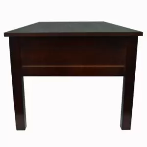 Image of Techstyle Kyoto Solid Wood Storage Coffee Table With Two Drawers Wenge