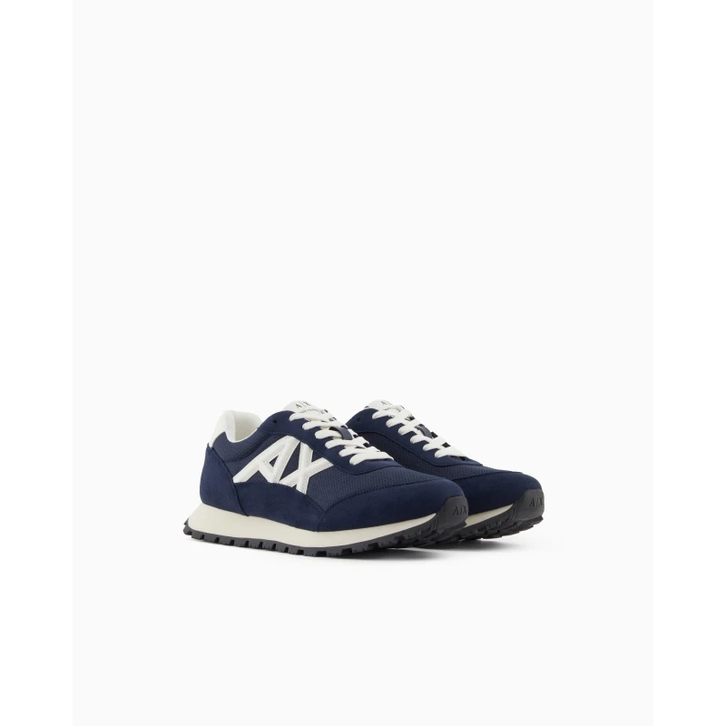 Image of Armani Exchange Mens Runners Navy/White male 9 (43)