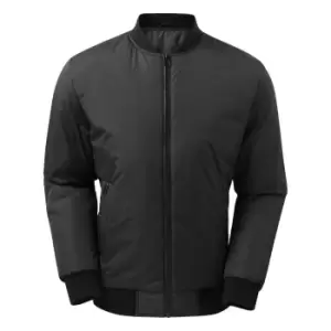 image of 2786 Mens Delta Plain Bomber Jacket (XXL) (Black)