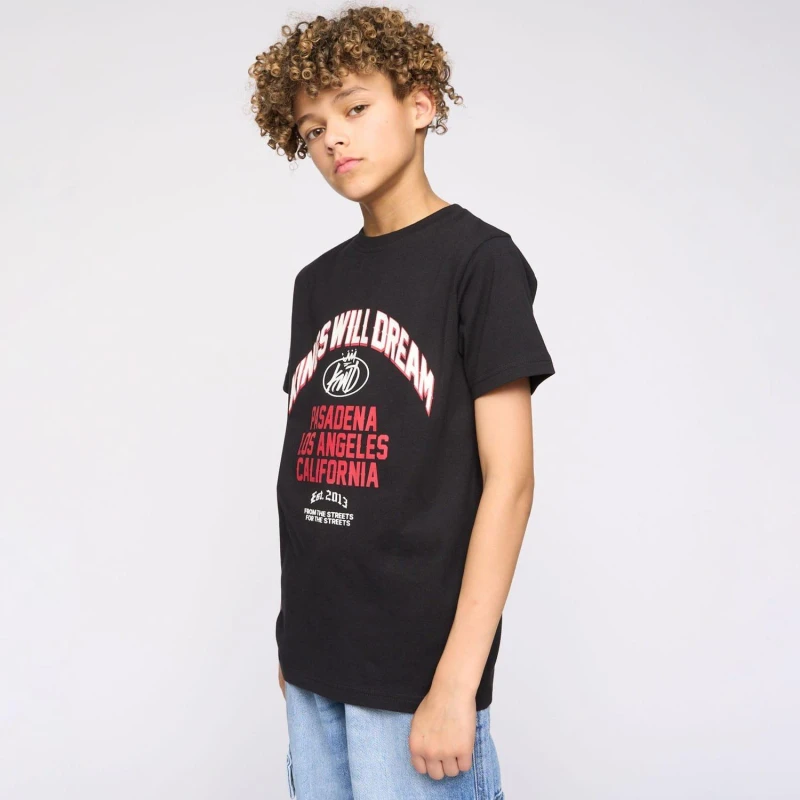 Image of Kings Will Dream Pasadena T-Shirt Black male 11-12