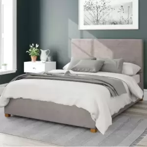 Image of Garland Plush Velvet Ottoman Bed Grey