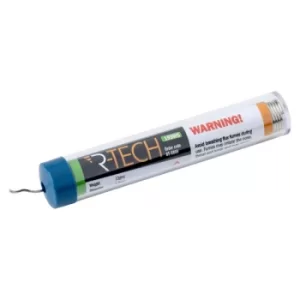 Image of R-TECH 856866 Lead-Free Solder Wire 19SWG 1.0mm 12g Tube