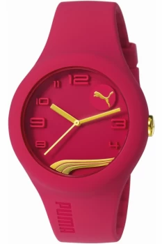 image of Mens Puma PU10300 FORM - raspberry gold Watch PU103001015