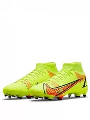 Image of Nike Mens Mercurial Superfly 8 Academy Firm Ground Football Boot, Red, Size 9, Men