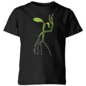 Image of Fantastic Beasts Tribal Bowtruckle Kids T-Shirt - Black - 11-12 Years