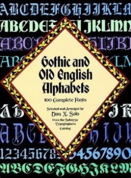 Image of Gothic and Old English Alphabets by Dan X. Solo Book