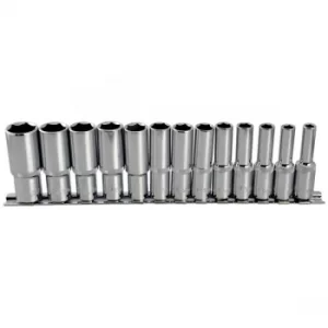 image of BlueSpot Tools 01542 Deep Socket Set of 13 Metric 3/8in Square Drive