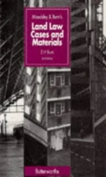 Image of Maudsley and Burns Land Law by E. H Burn Paperback