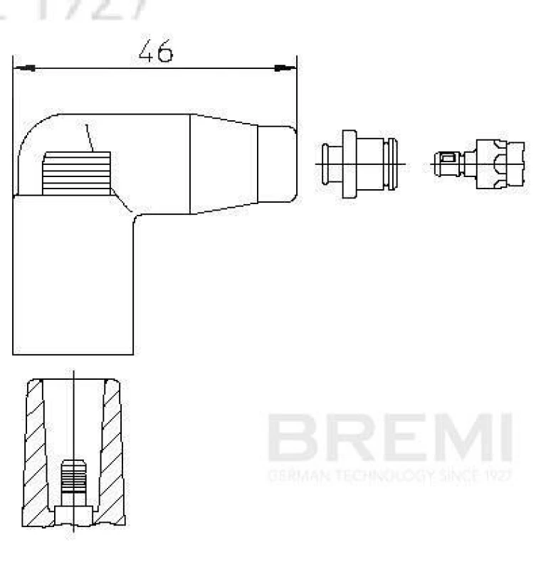 Image of Plug, coil BREMI 13552A1