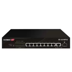 image of Edimax Switch GS-5210PLG Managed Gigabit Ethernet (10/100/1000)...