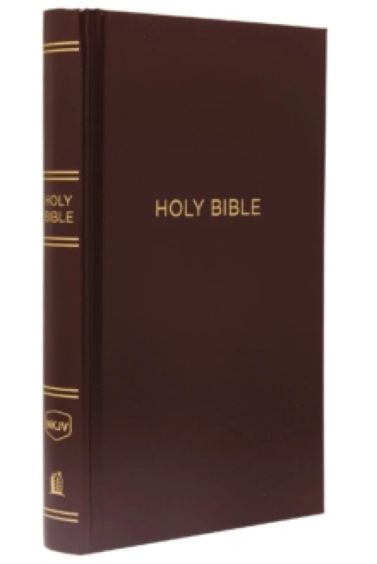 Image of NKJV, Pew Bible, Hardcover, Burgundy, Red Letter, Comfort Print : Holy Bible, New King James Version Hardback