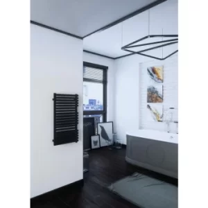 Image of Terma Quadrus Bold One 1185X450mm Towel Warmer 800W Metallic Black