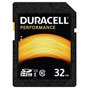 image of Duracell 32GB Performance SD Card SDHC