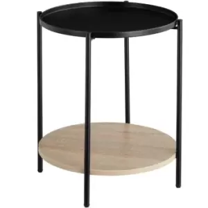 Image of TecTake Sunderland Bedside Table - Brown