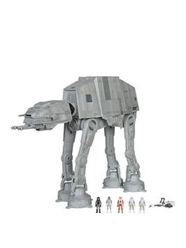 Image of Star Wars Star Wars Micro Galaxy Squadron At-At Walker - 10-Inch Assault Class Vehicle One Colour VNDWE Unisex