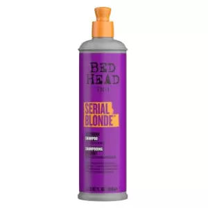 image of TIGI Bed Head Serial Blonde Purple Toning Shampoo 400ml