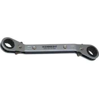 image of Kennedy - 1/4'X5/16' Offset Ratchet Ring Spanner