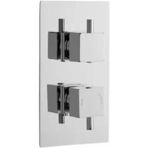 Image of Nuie Series L Concealed Shower Valve Dual Handle - Chrome
