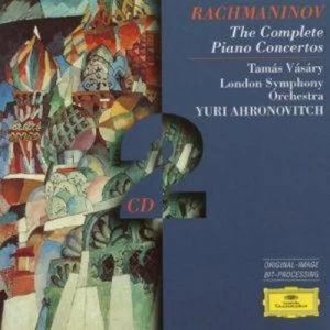 image of Sergei Rachmaninov - COMPLETE PIANO CONCERTOS by Sergei Rachmaninov CD Album