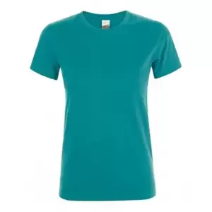 Image of SOLS Womens/Ladies Regent Short Sleeve T-Shirt (M) (Duck Blue)