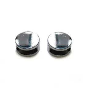 Image of Fixing Element for Glass and Mirrors Chrome - Pack of 10