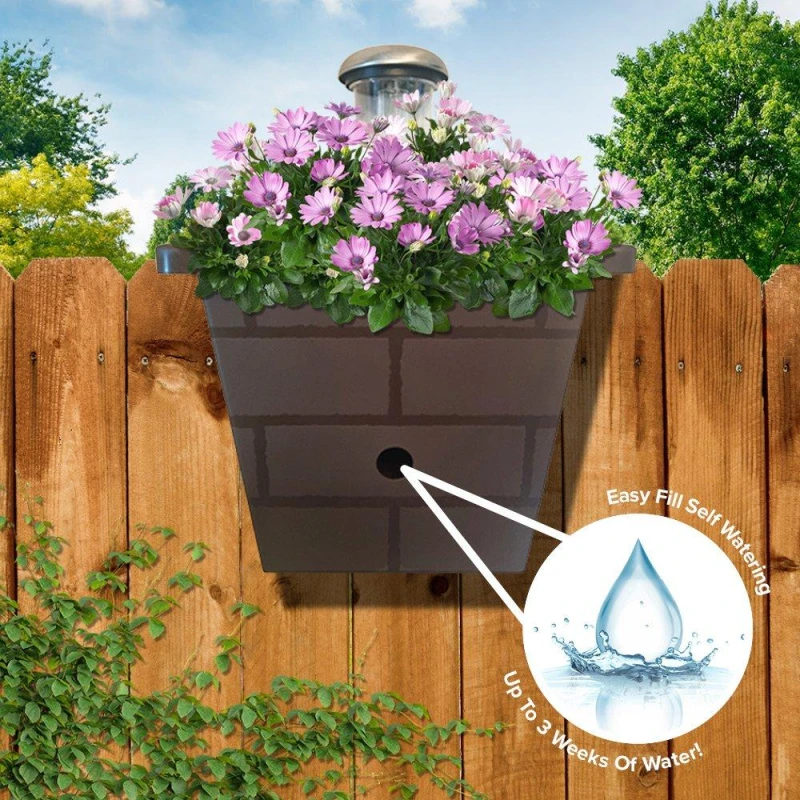 Image of YouGarden Go IllumiWell Planter (Brown) Brown unisex 40x39x30cm