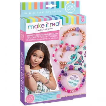 image of Make It Real - Bedazzled Charm Bracelets Activity Kit