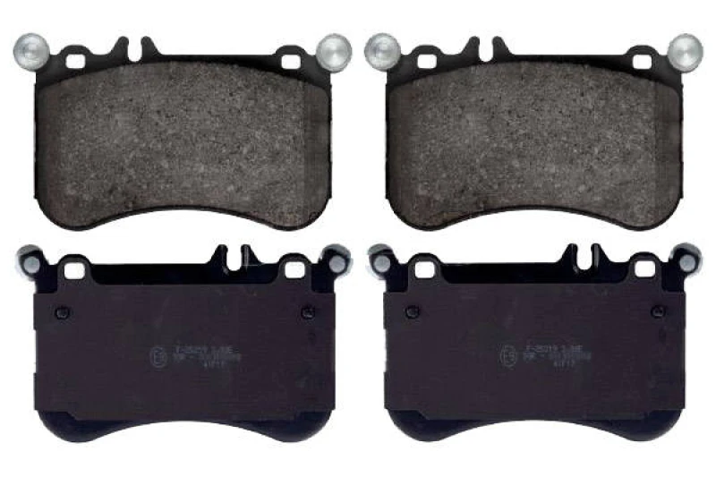 Image of SWAG 10 11 6134 Brake pad set Front Axle, prepared for wear warning indicator Brake Pad Set,disc brake (402)