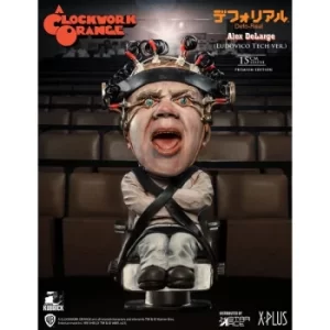 Image of A Clockwork Orange Defo-Real Series Statue Alex DeLarge 2 Ludovico Tech Ver. 15 cm