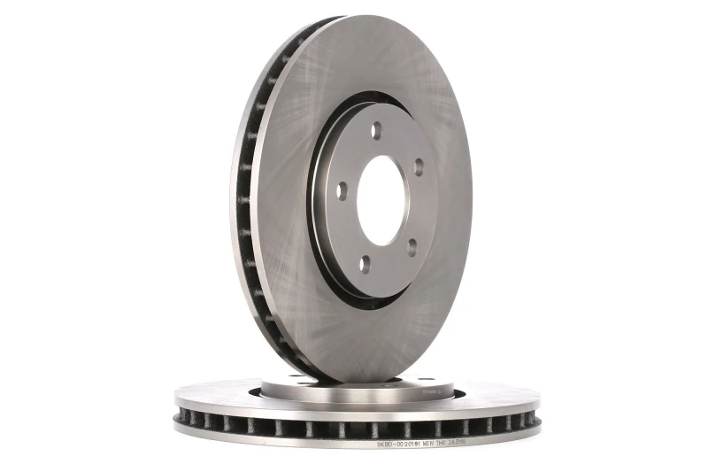 Image of STARK SKBD-0020181 Brake disc Front Axle, Vented, Cast Iron, Uncoated, Untreated, without bolts/screws Cast Iron Brake Disc (82)