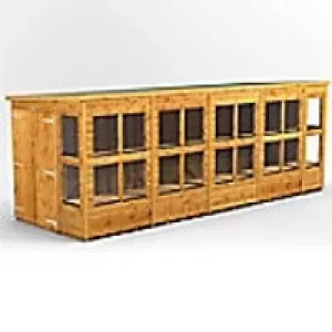 Image of Power Garden Shed 186PPPSDD Golden Brown 18x6