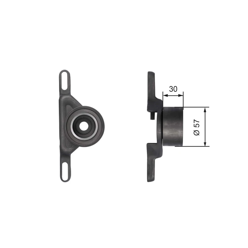 Image of GATES Timing belt tensioner pulley GATES T41147