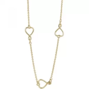 image of Ladies Guess PVD Gold plated Amour Necklace