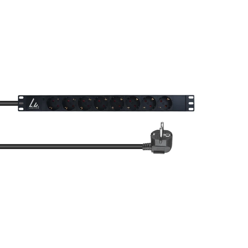 Image of Lanview LVR-3MSCH-LIC-SCH8 power distribution unit (PDU) 8 AC outlet(s