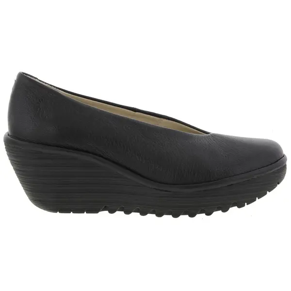 image of Fly London Womens Yaz Slip On Wedge Shoes - UK 4