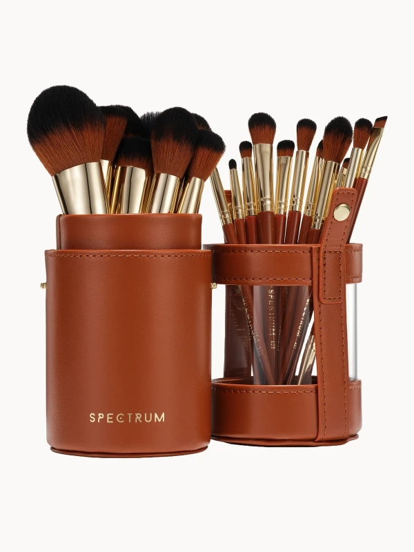 Image of Spectrum Everyday Sets Pantherine 20 Piece Professional Brush Set