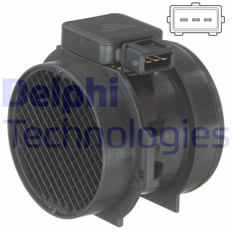 Image of DELPHI Mass air flow sensor DELPHI AF10494-12B1
