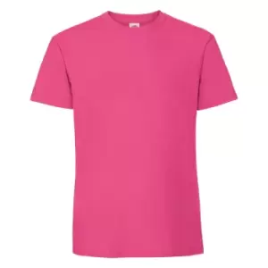 image of Fruit Of The Loom Mens Ringspun Premium T-Shirt (2XL) (Fuchsia)