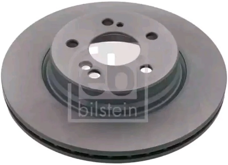 Image of FEBI BILSTEIN 43852 Brake disc Rear Axle, internally vented, Coated, High-carbon Brake Disc (82)
