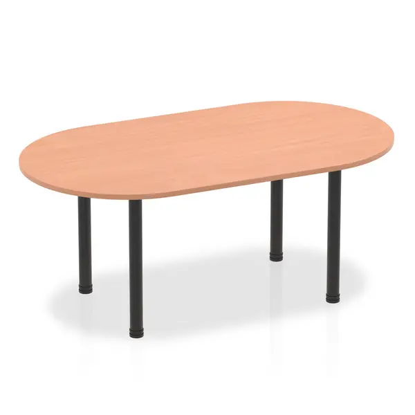 Image of Dynamic Office Solutions Impulse Boardroom Table With Post Leg I003741
