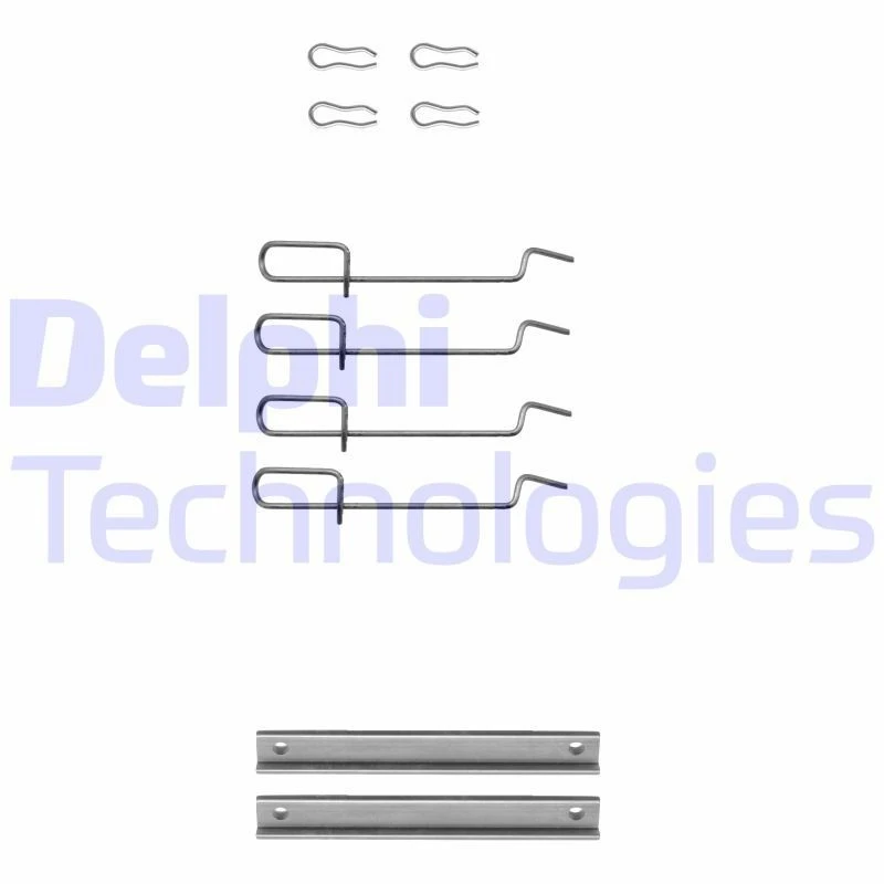 Image of DELPHI Brake pad fitting kit DELPHI LX0113