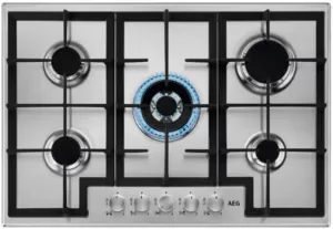 image of AEG HGB75400SM 5 Burner Gas Hob