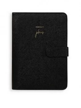 image of Katie Loxton Planner Perfect Plans Black 24 X 17 X 2Cm