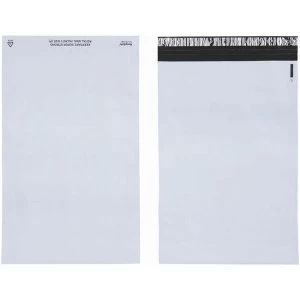 image of KeepSafe C3 Envelopes Extra Strong Polythene Opaque W335xH430mm Peel and Seal Box of 100