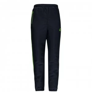 image of Lonsdale Two Stripe Closed Hem Woven Pants Junior Boys - Navy/Green/Wht