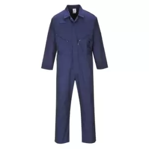 Image of Portwest Liverpool Zip Coverall Navy 3XL 31"